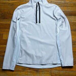 lululemon athletica White Lightweight Quarter-Zip Shirt Jacket